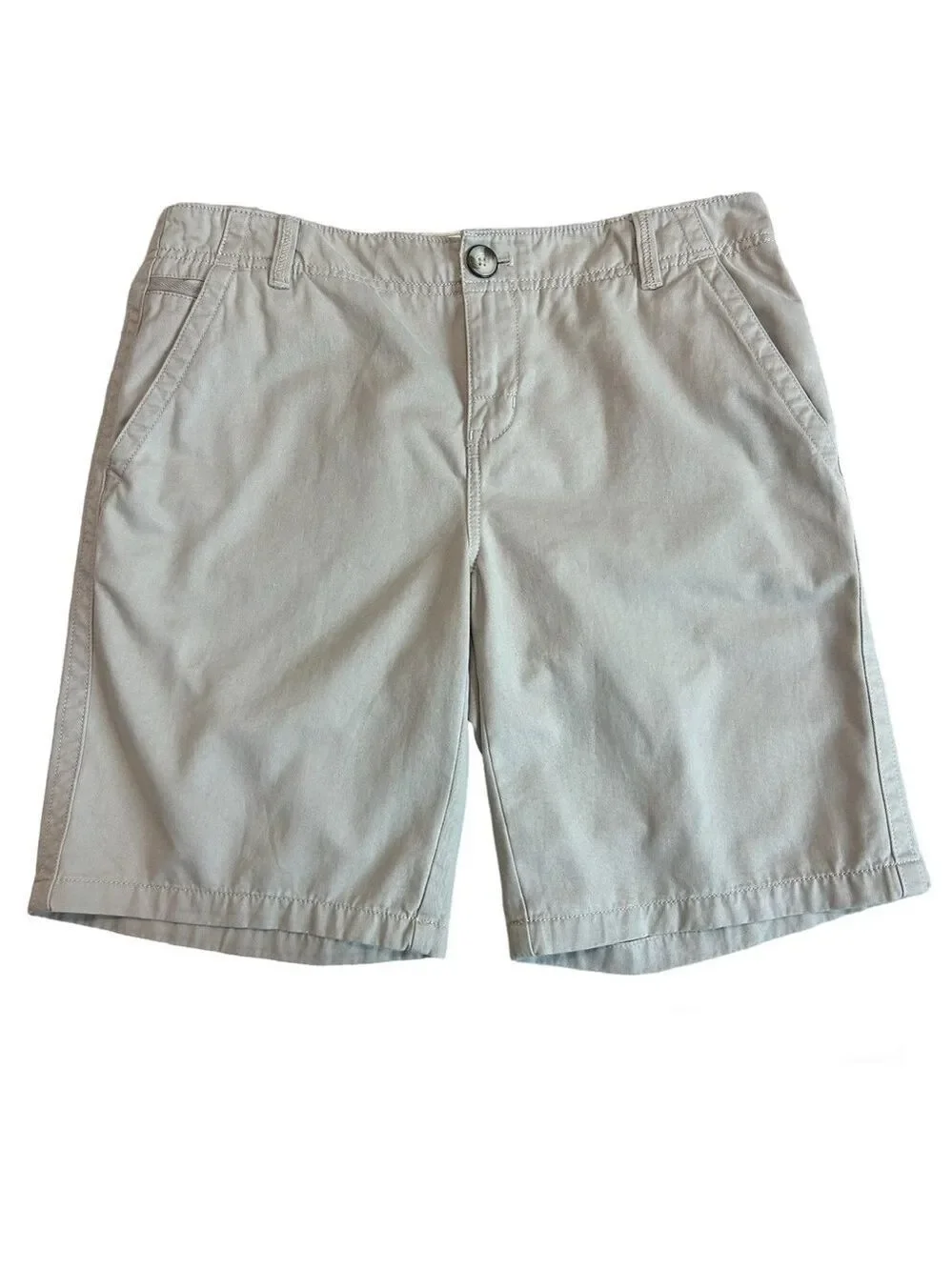 Eddie Bauer women's Blakely shorts beige tan brown Sz 10 - Picture 1 of 10